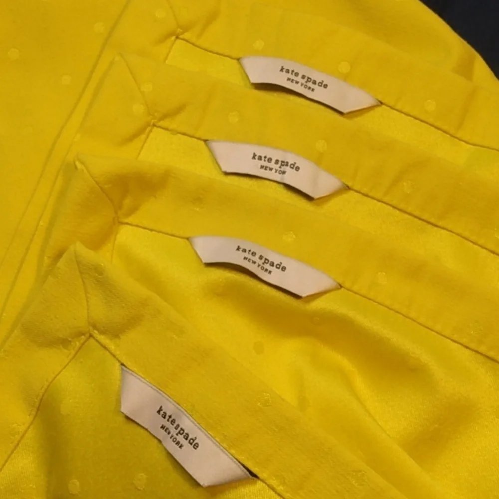Kate Spade Yellow Cloth Square‎ Placemats set 4